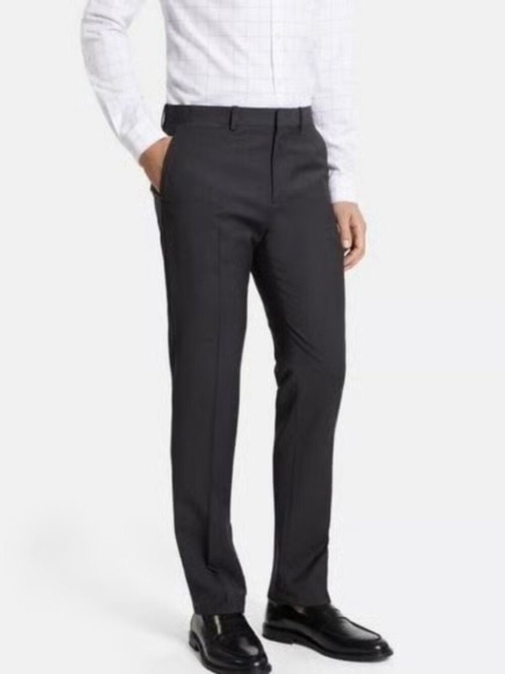 Theory Men's Marlo Pants 28 Charcoal Heather Sartorial Slim Dress NWT$325